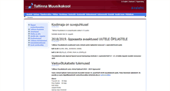 Desktop Screenshot of muusikakool.haridus.ee