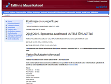 Tablet Screenshot of muusikakool.haridus.ee